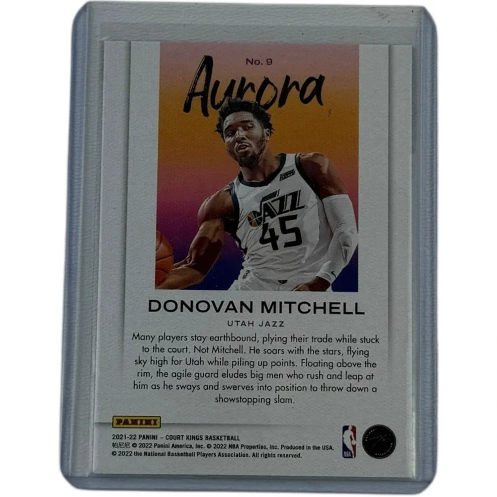 2021-22 Panini Court Kings‎ Aurora Donovan Mitchell #9
